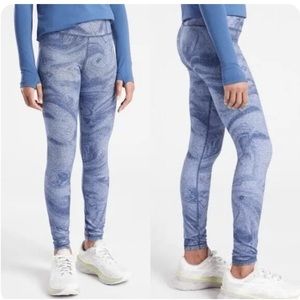 ATHLETA GIRL HIGH RISE MILKY WAY TIGHT
